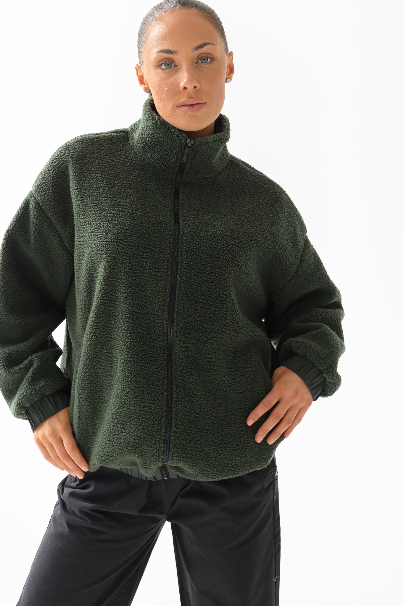 Dahlia Fleece Olive