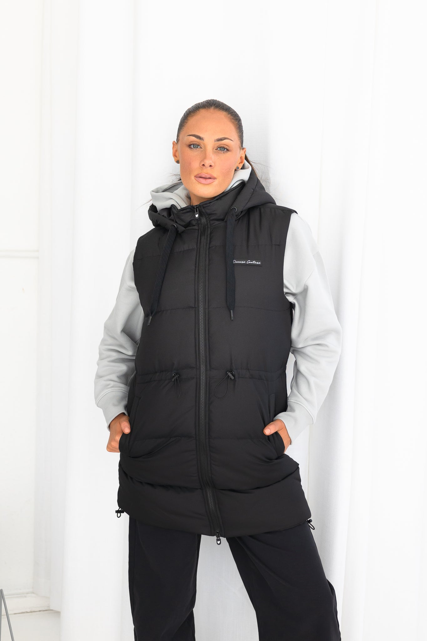 Starlight Longline Gilet Black