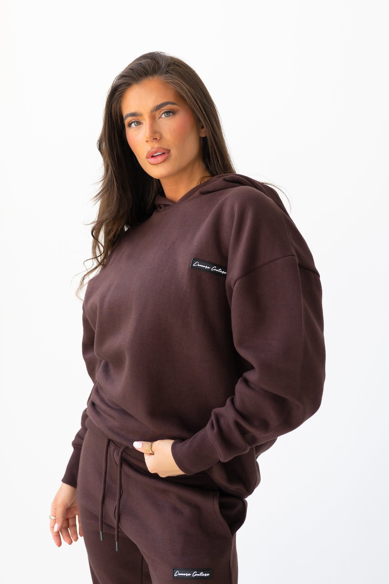 Monton Hoodie Brown