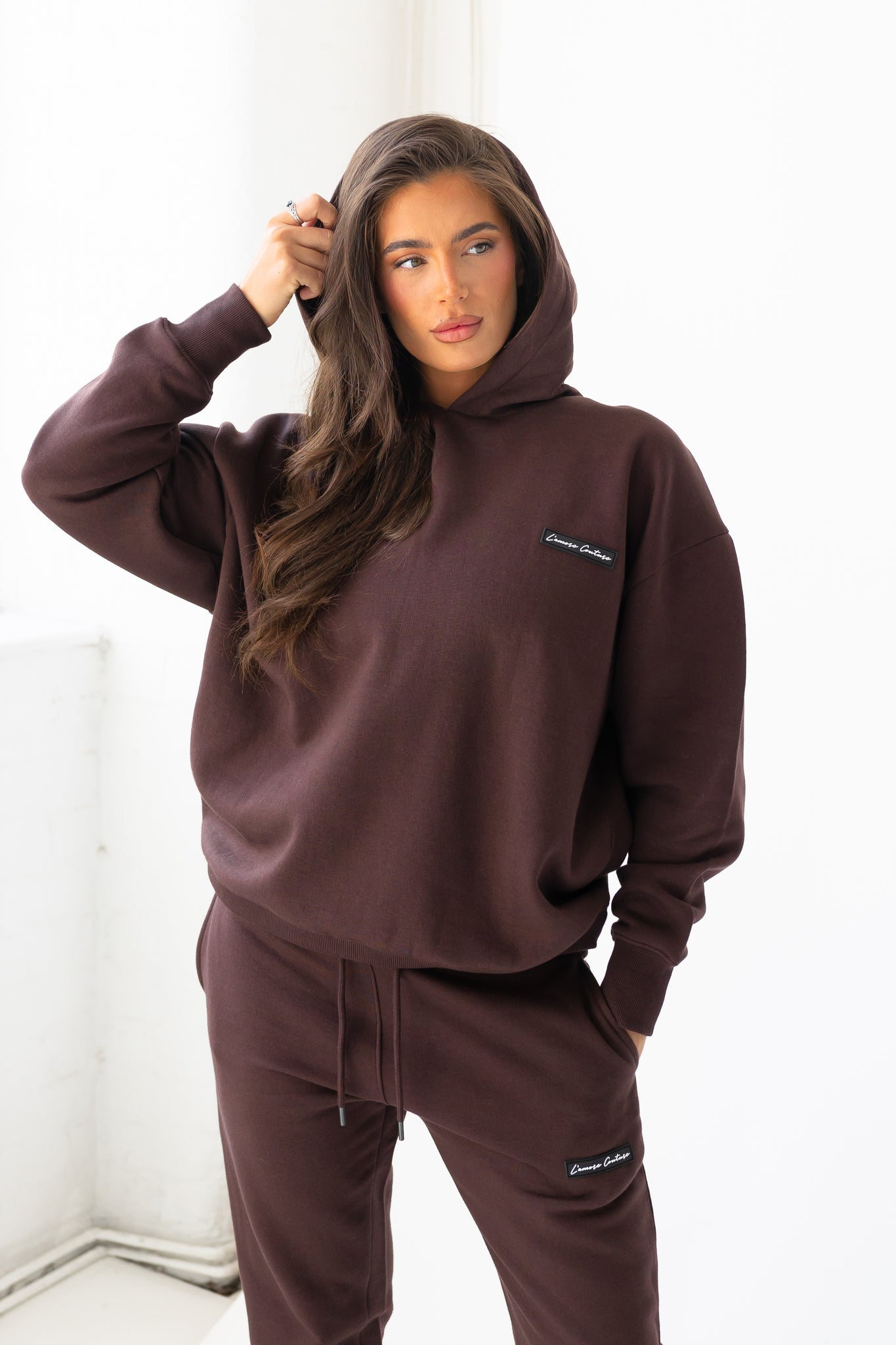 Monton Hoodie Brown