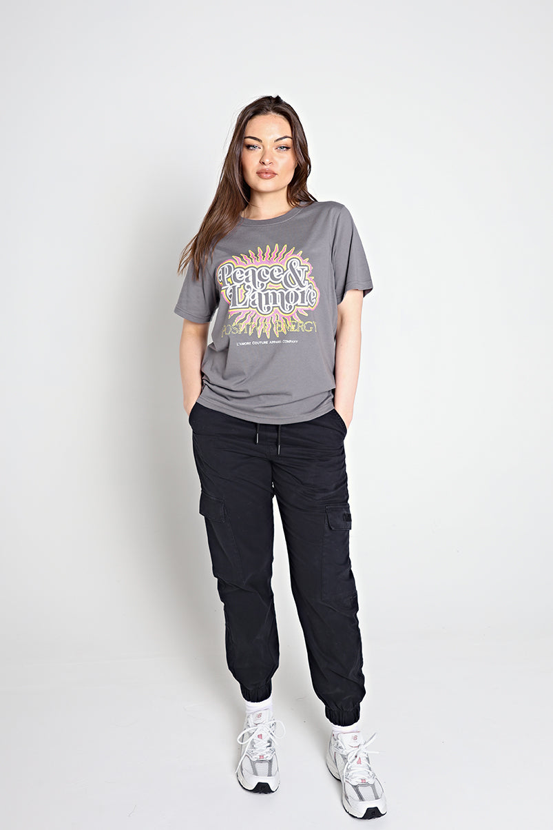 Sunny T-shirt Charcoal