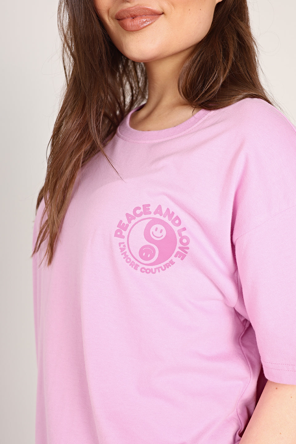 Smile T-shirt Pink