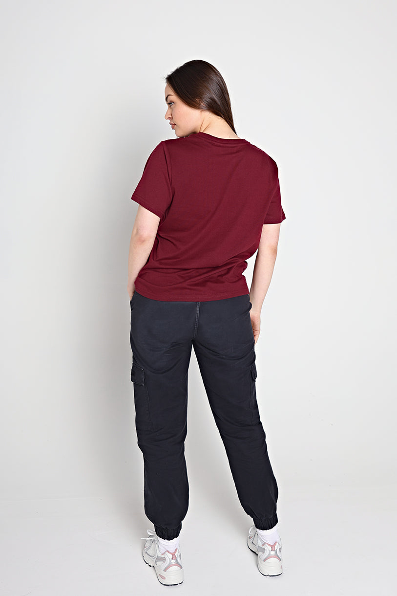 State T-shirt Burgundy