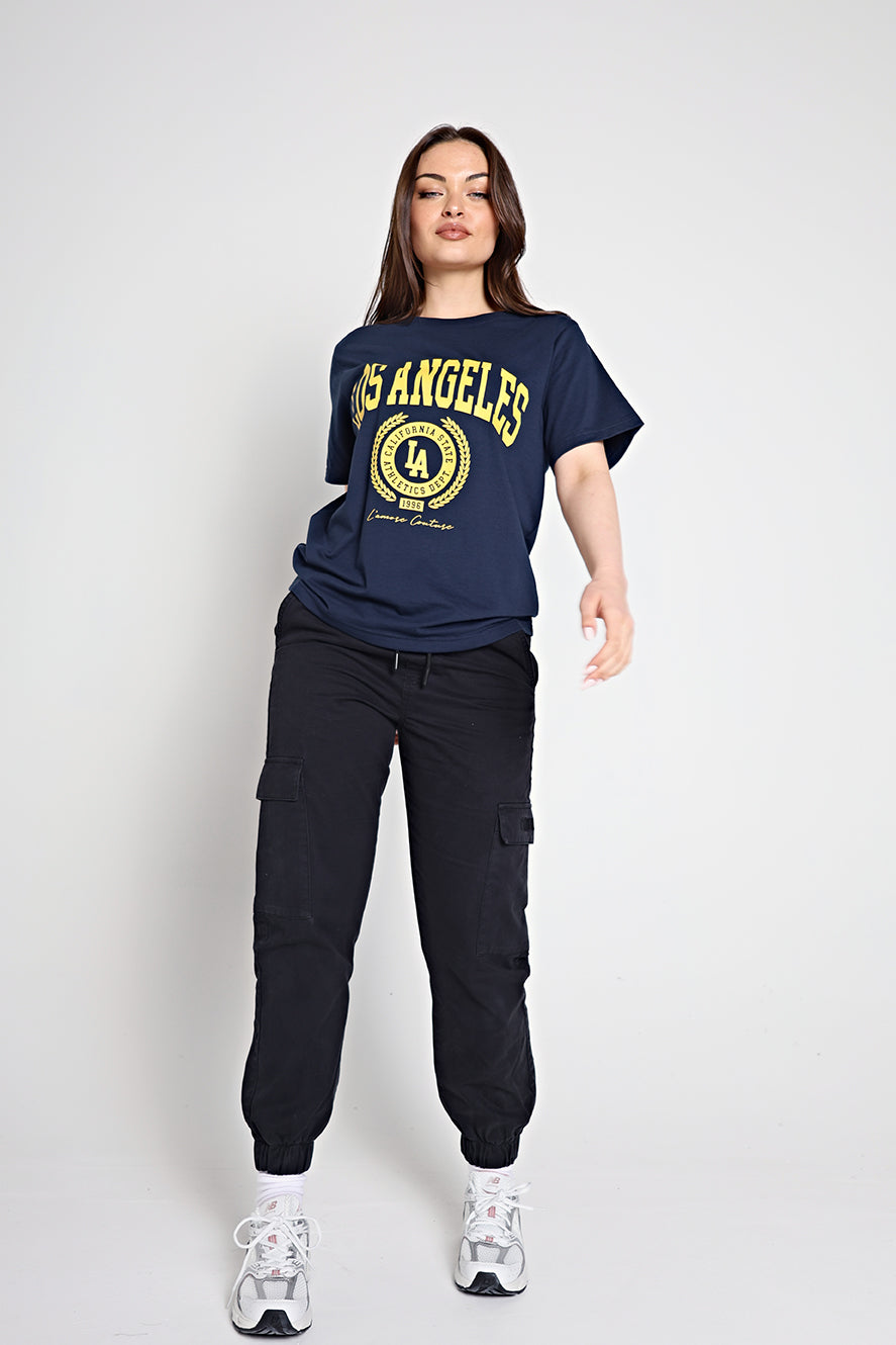 State T-shirt Navy