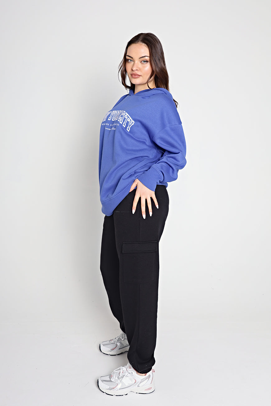 New York Hoodie Cobalt