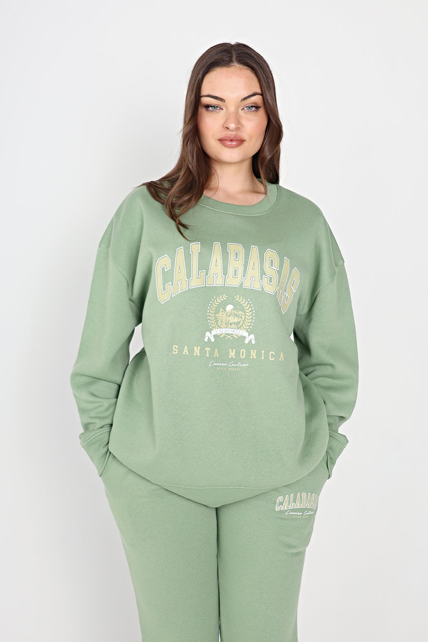 Calabasas Sweat Green